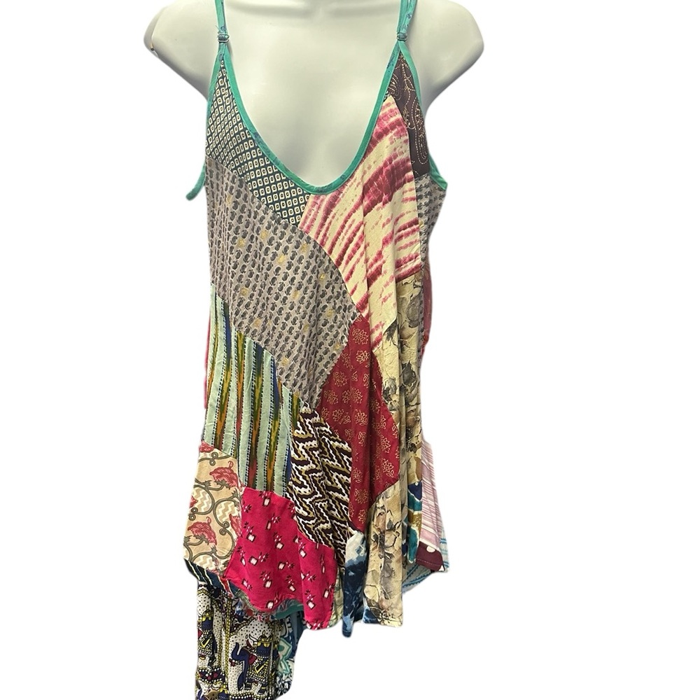 India Boutique Creative Patchwork Blouse Freesize. CL/GR 04.   13067 - Picture 3 of 4
